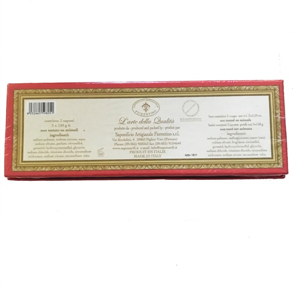 NWOT Fragrance Florentine "Tuscan Rose" Soap - Picture 3 of 3